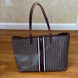 Tory Burch Tote bag with extensive wear